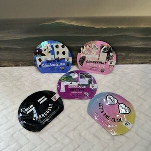 New Victorias Secret Pink Facial Sheet Face Masks Glam Grapefruit Zest Coconut